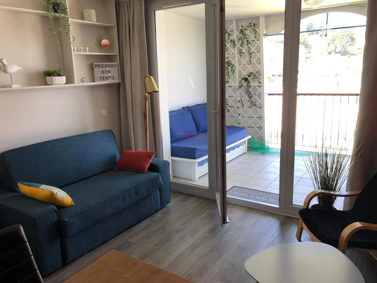Tres Bel Appartement Vue Mer Avec Piscine Douarnenez Bagian luar foto