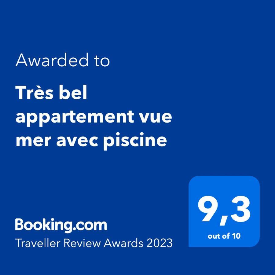 Tres Bel Appartement Vue Mer Avec Piscine Douarnenez Bagian luar foto